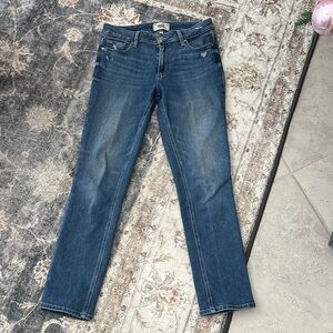 PAIGE Brigitte Eiffel Distressed Straight Leg Women's Jeans